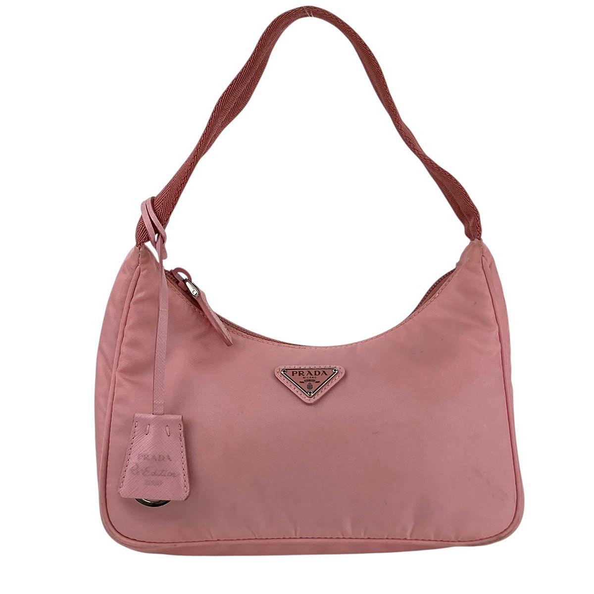 PRADA プラダ Re-Edition 2000 Re-Nylon ハンドバッグ ハンドバッグ レディース ナイロン ピンク 中古