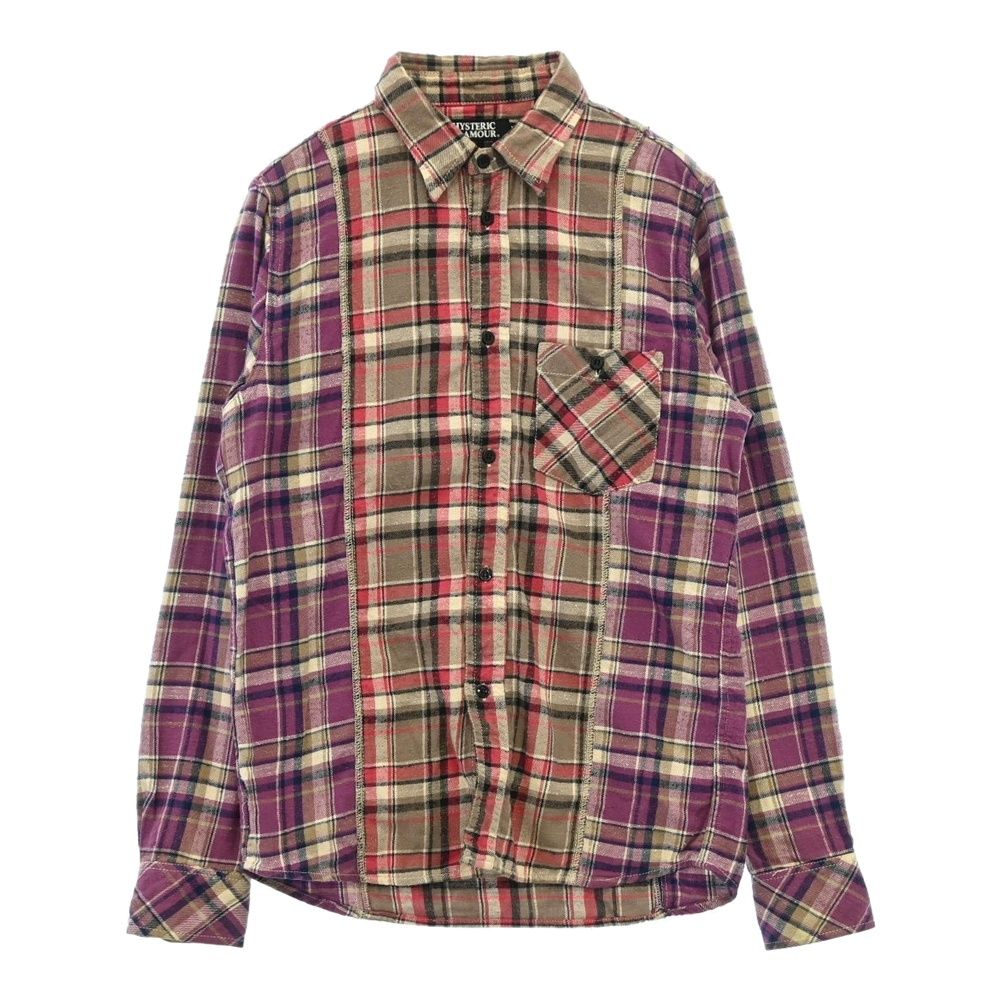 HYSTERIC GLAMOUR ヒステリックグラマー 0221AH03 切替 チェック