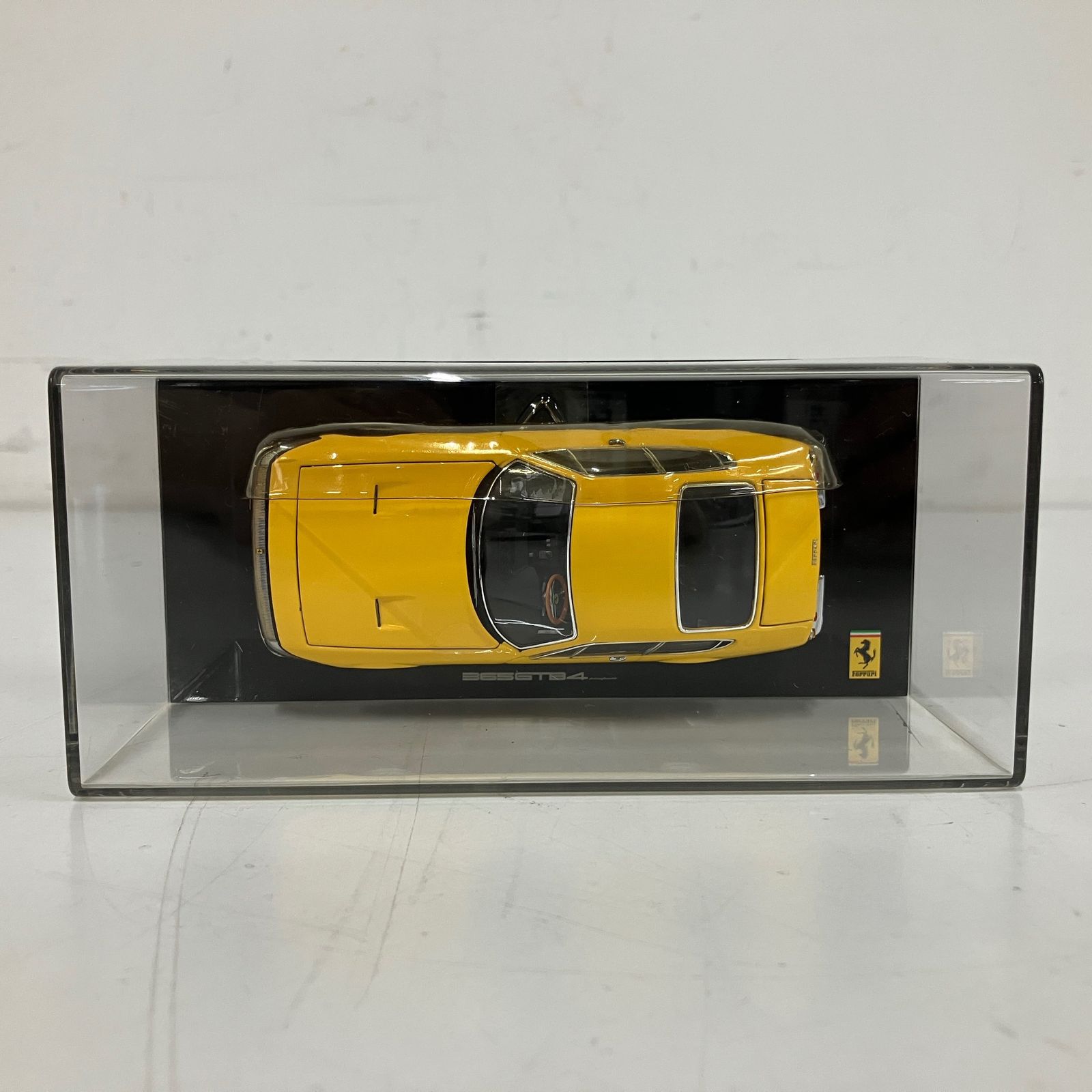 Kyosho Ferrari 365GTB/4 EARLY VERSION YELLOW 1/43 ミニカー 中古