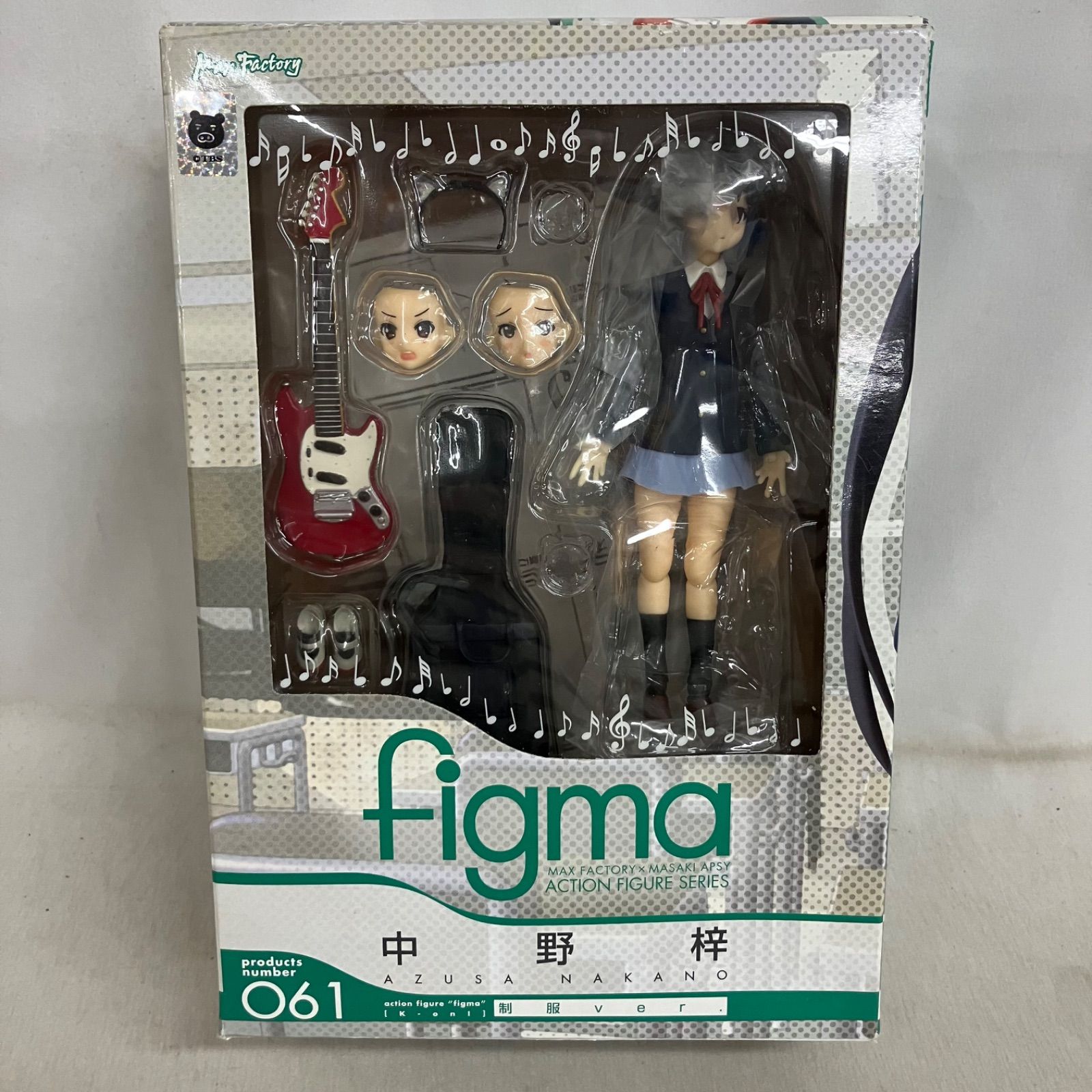 中古 けいおん！ figma 061 中野梓 制服 フィギュア 箱不良 SF7B86
