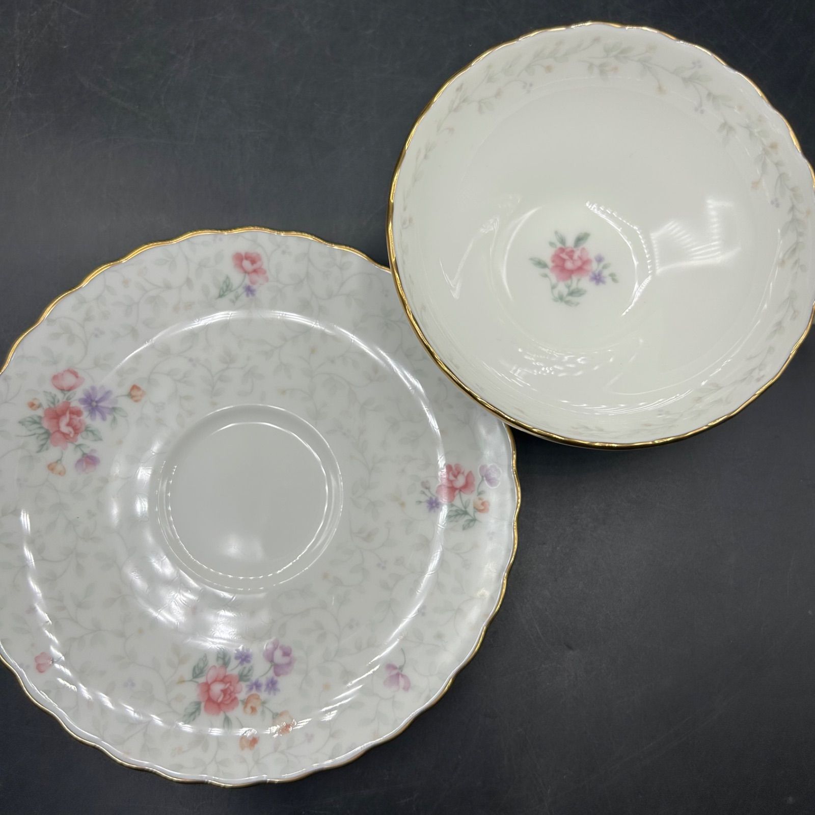 美品 ノリタケ TEA MAKE ティーメイク カップ&ソーサー 2客セット