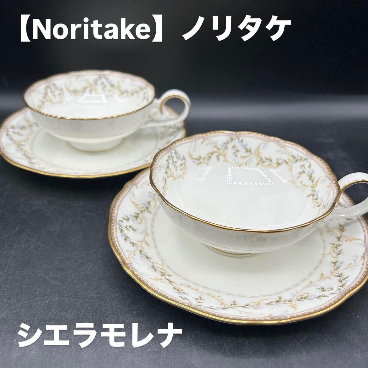 ノリタケ シエラモレナ カップ&ソーサー 2客セット ティーセット