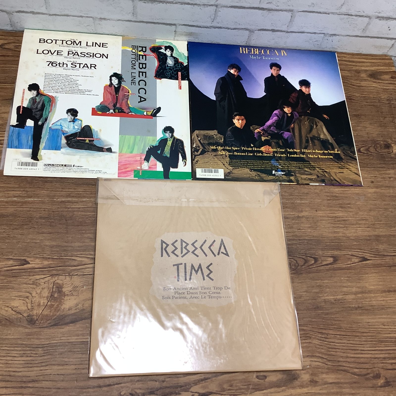 7258 REBECCA レベッカ LP・12インチレコード 3枚セット / TIME
