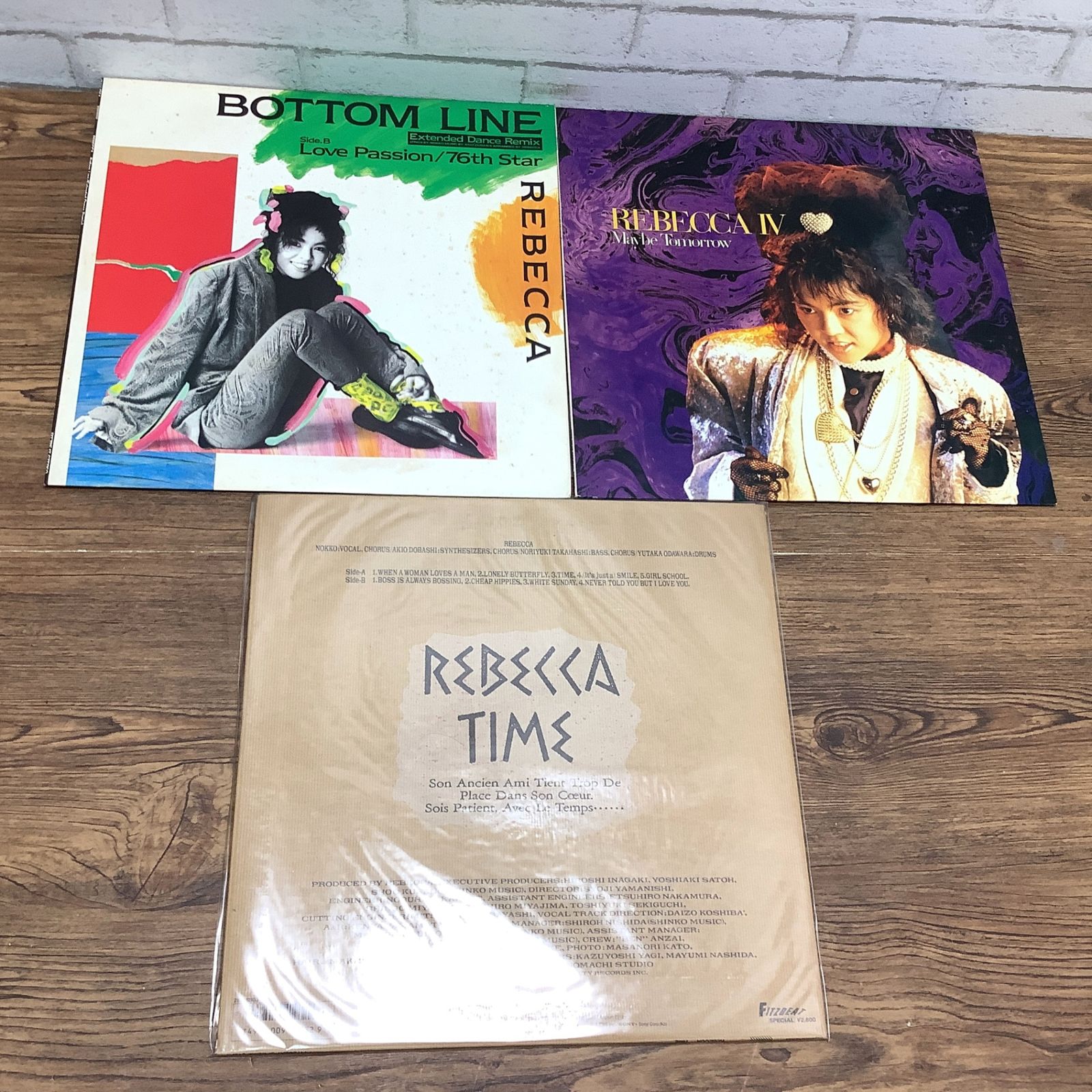 7258 REBECCA レベッカ LP・12インチレコード 3枚セット / TIME