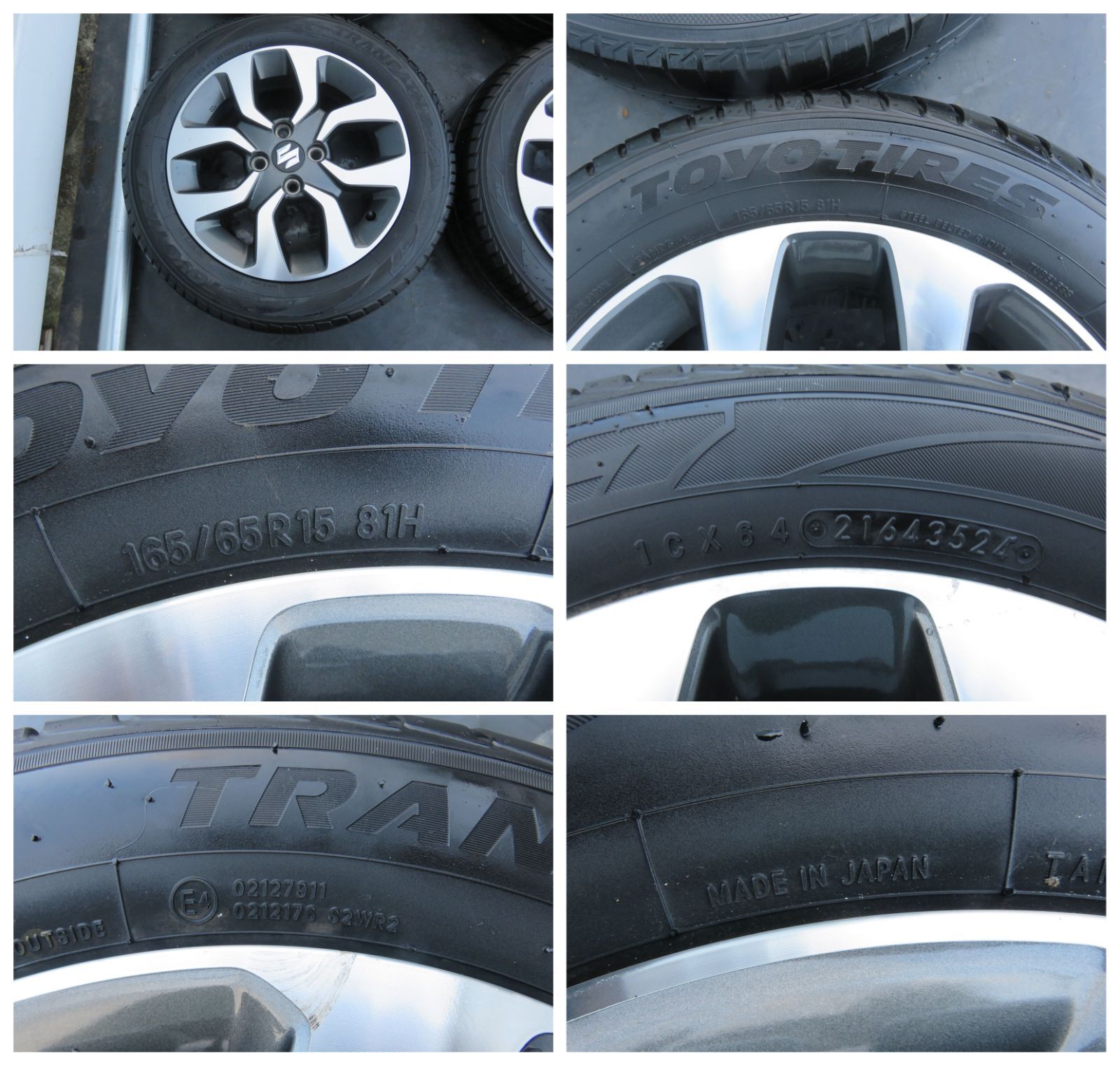 ☆SFC7962/スズキ ソリオ バンディット MA36S MA46S 純正 15インチ 15