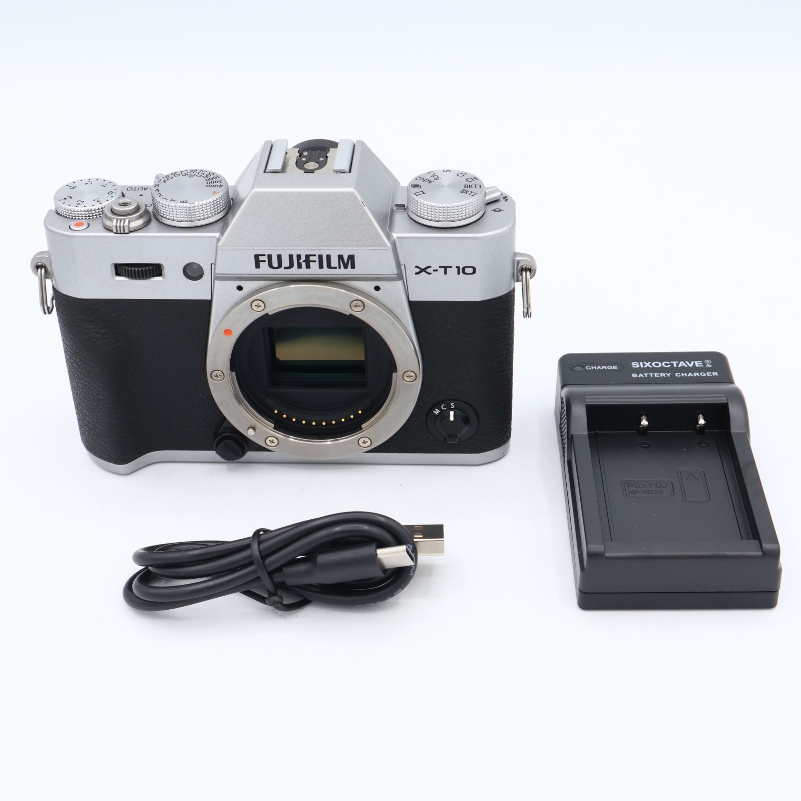FUJIFILM フジフィルム ミラーレス一眼 X-T10 ボディ シルバー X-T10-S