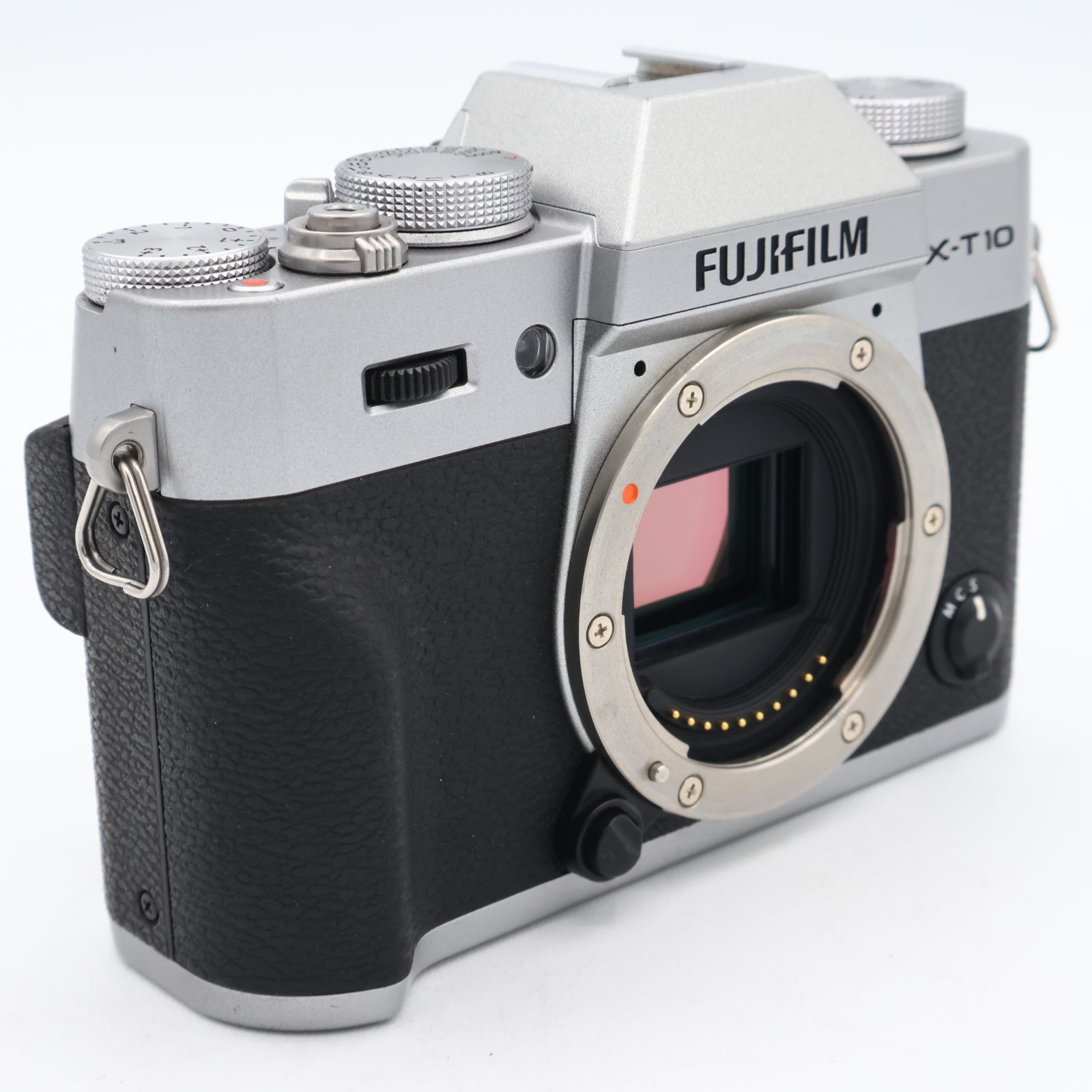 FUJIFILM フジフィルム ミラーレス一眼 X-T10 ボディ シルバー X-T10-S