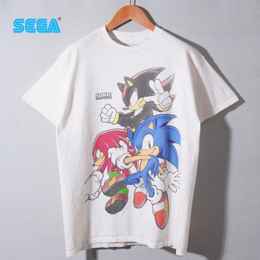 セガ SEGA ソニック Sonic Tシャツ M ホワイト ソニック ザ ヘッジ