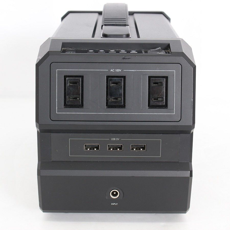 LACITA - 中古品　ポータブル電源　ENERBOX01　① LACITA ENERBOX ENERBOX01-SP 防沫タイプ ポータブル電源 444Wh