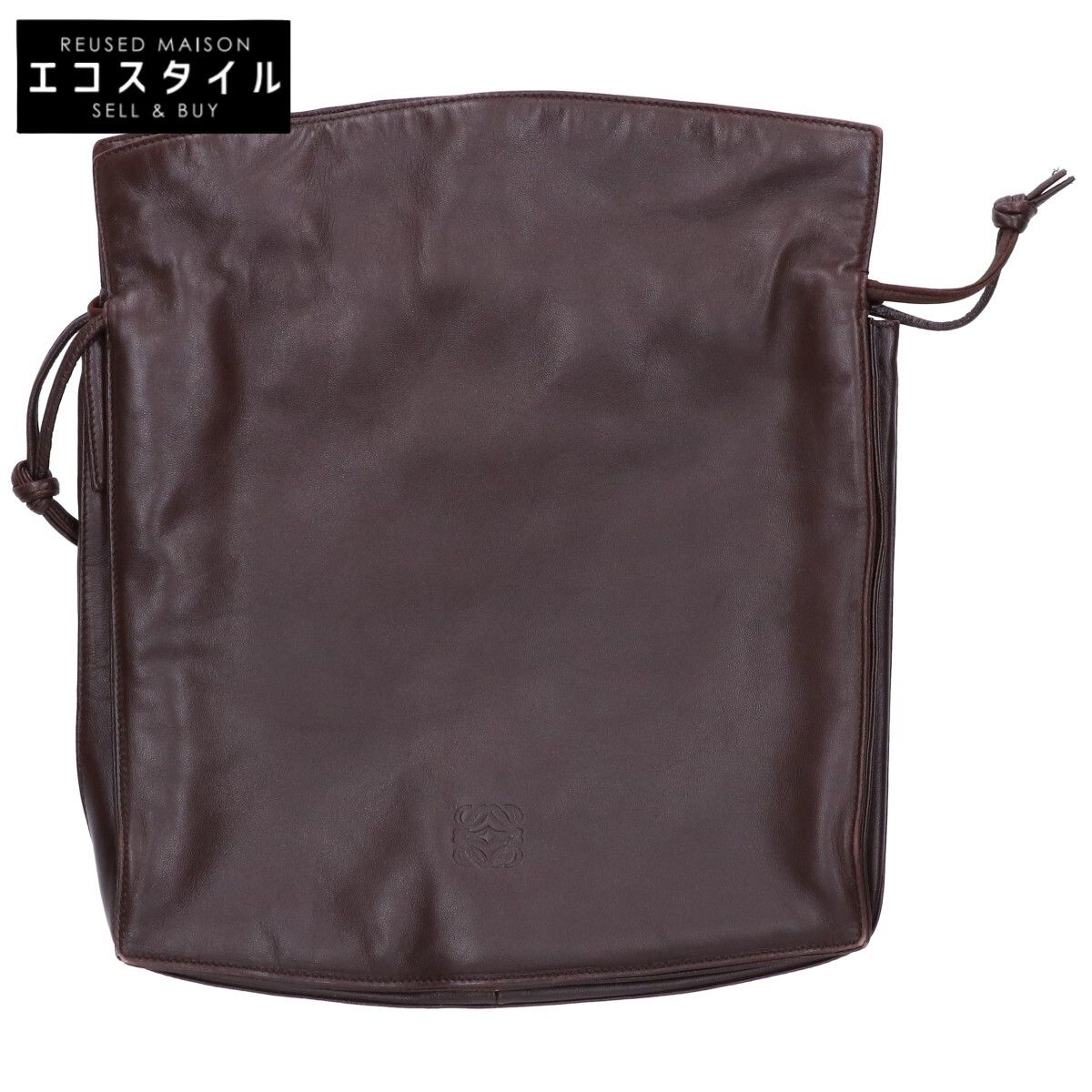 LOEWE　ロエベ　フラメンコ レザー 巾着