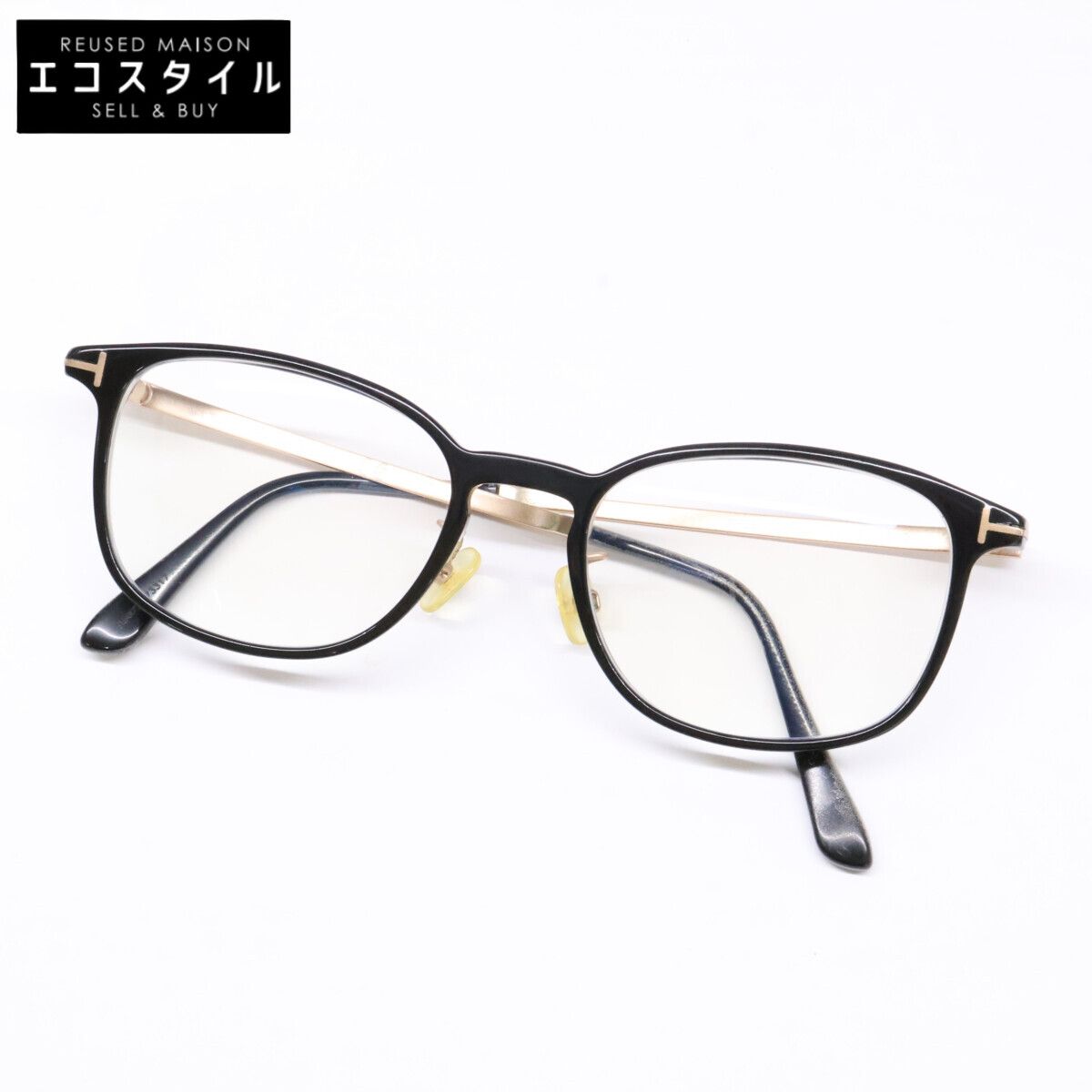 TOM FORD　トムフォード　TF5594-D-B 001 度入りレンズ コンビネ ウェリントンシェイプ アイウェア　52□19 145