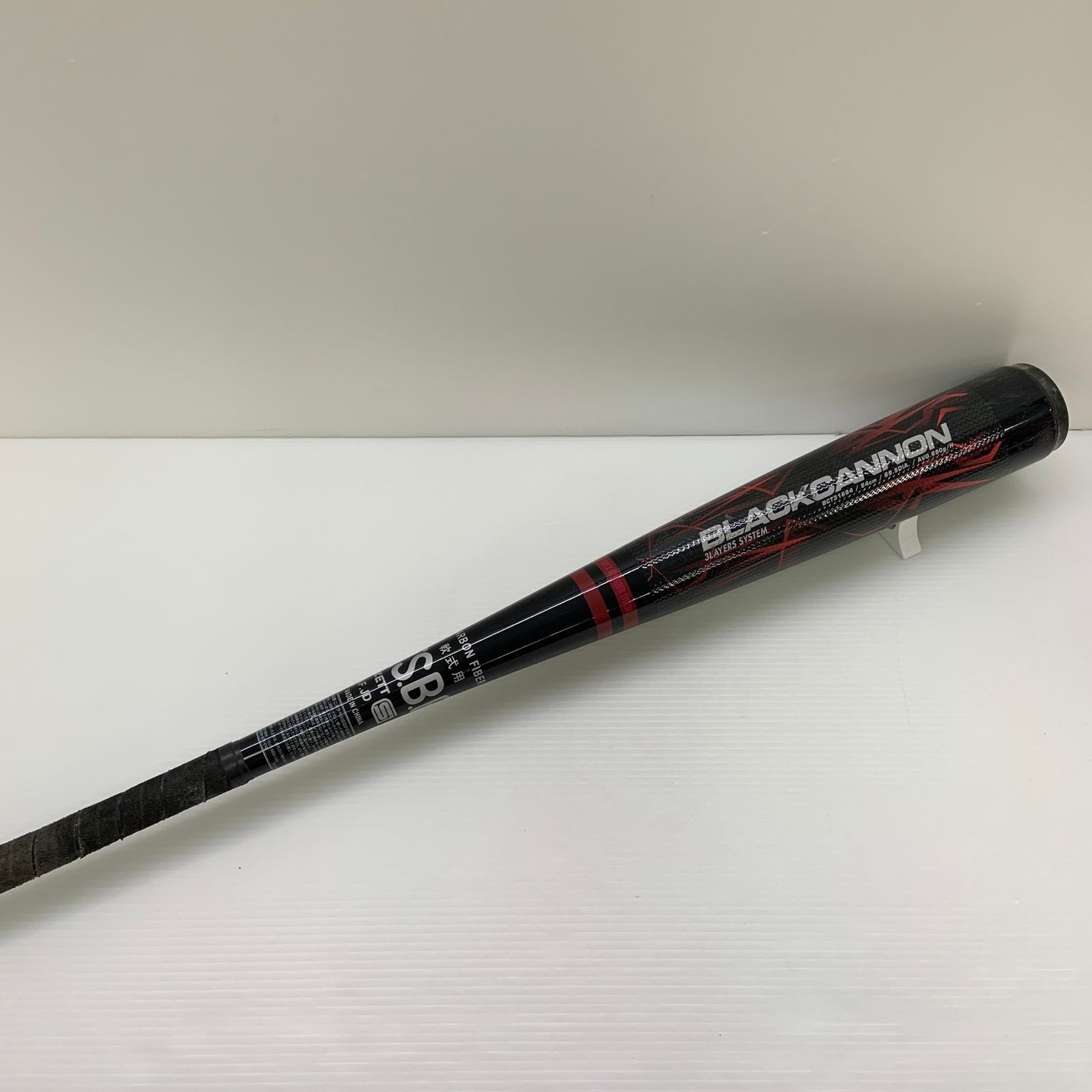 ゼット ZETT ブラックキャノン 軟式 大人 一般 FRP製バット BCT316 トップバランス 中古  野球 8138 ゼット ZETT ブラックキャノン 軟式 大人 一般 FRP製バット BCT316