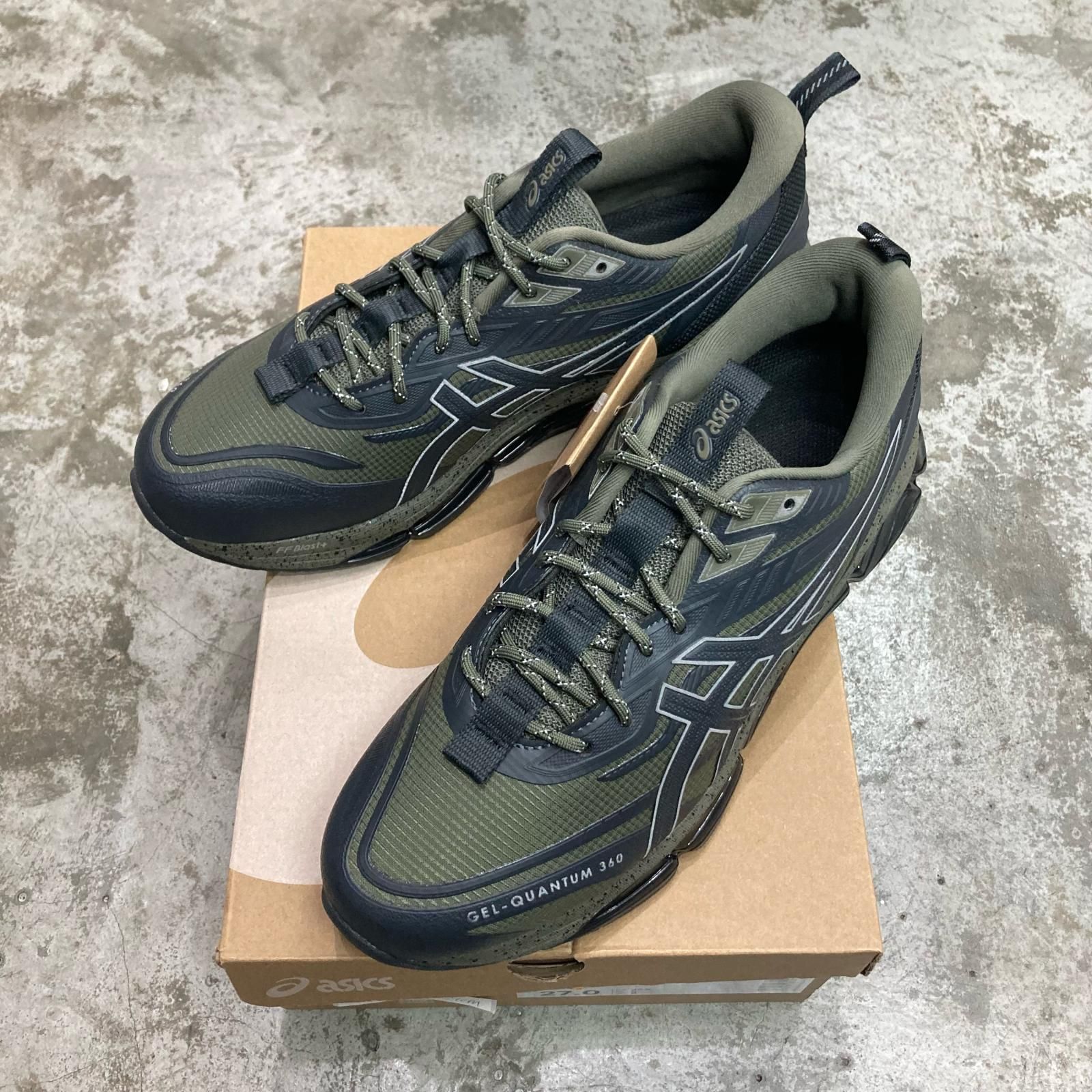 未使用 asics GEL-QUANTUM 360 VIII UTILITY  ゲルクォンタム スニーカー アシックス 1203A471-300 グリーン 27cm （16948M） 未使用 asics GEL-QUANTUM 360 VIII UTILITY ゲルクォンタム