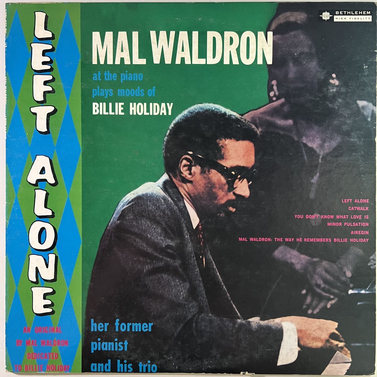 SIGNED！直筆サイン入りMal Waldron「Left Alone」LP（12インチ）/Bethlehem Records(SOPL-272-BH)/ レコード/record/LP