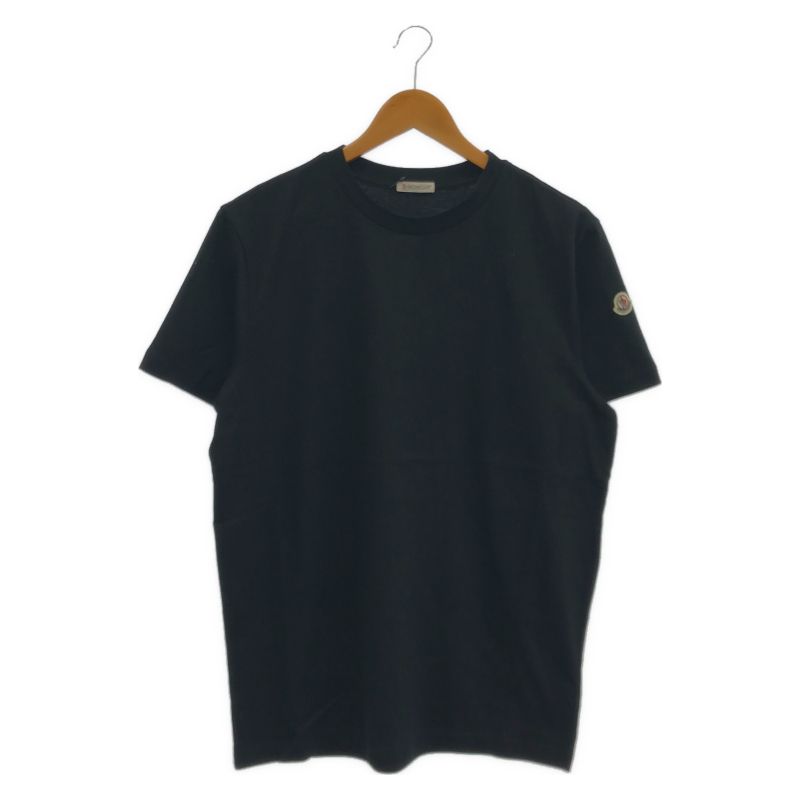 【中古】MONCLER MAGLIA T-SHIRT L ブラック モンクレール[10]