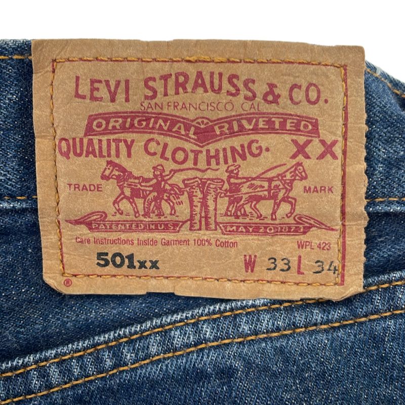 中古】90s- LEVI'S 501xx ユーロ UK製 ボタン裏311 W33L34 △裾上げ