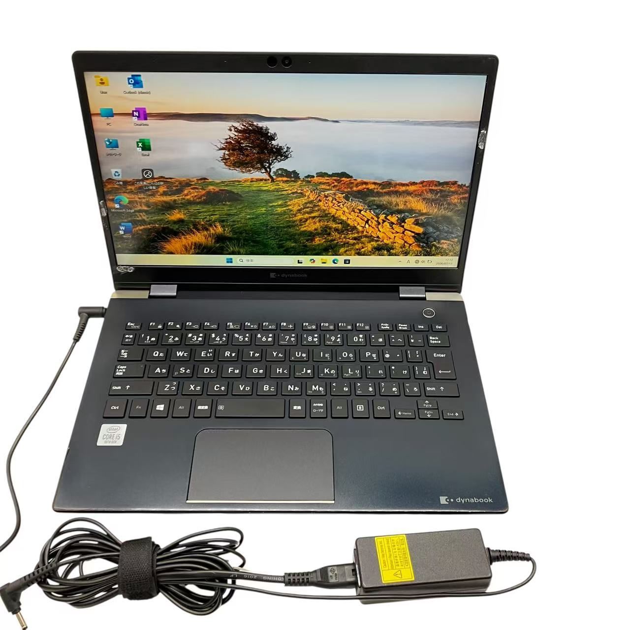 #M1242 【快速/訳あり】東芝 TOSHIBA ダイナブック dynabook G83 CPU Core i5-10210U RAM8GB SSD256GB Win11 Office2024 PC 13.3 中古 ノートパソコン AC有
