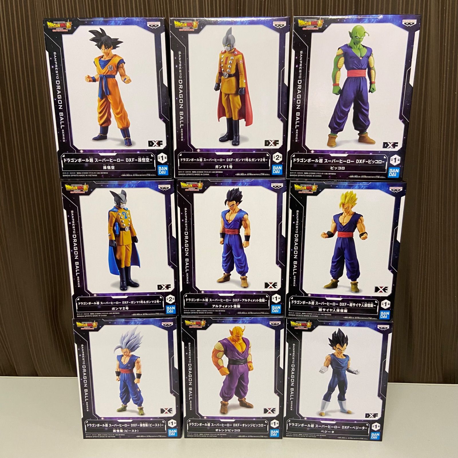ドラゴンボール 孫悟空フィギュア まとめ売り9点セット ドラゴンボール超 スーパーヒーロー DXF フィギュア プライズ まとめ 9