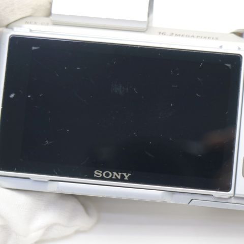 良品中古 NEX-C3 シルバー ボディ 即日発送 SONY デジタル一眼 本体