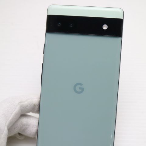 超美品 SIMフリー Google Pixel 6a セージ スマホ 白ロム 土日祝発送OK