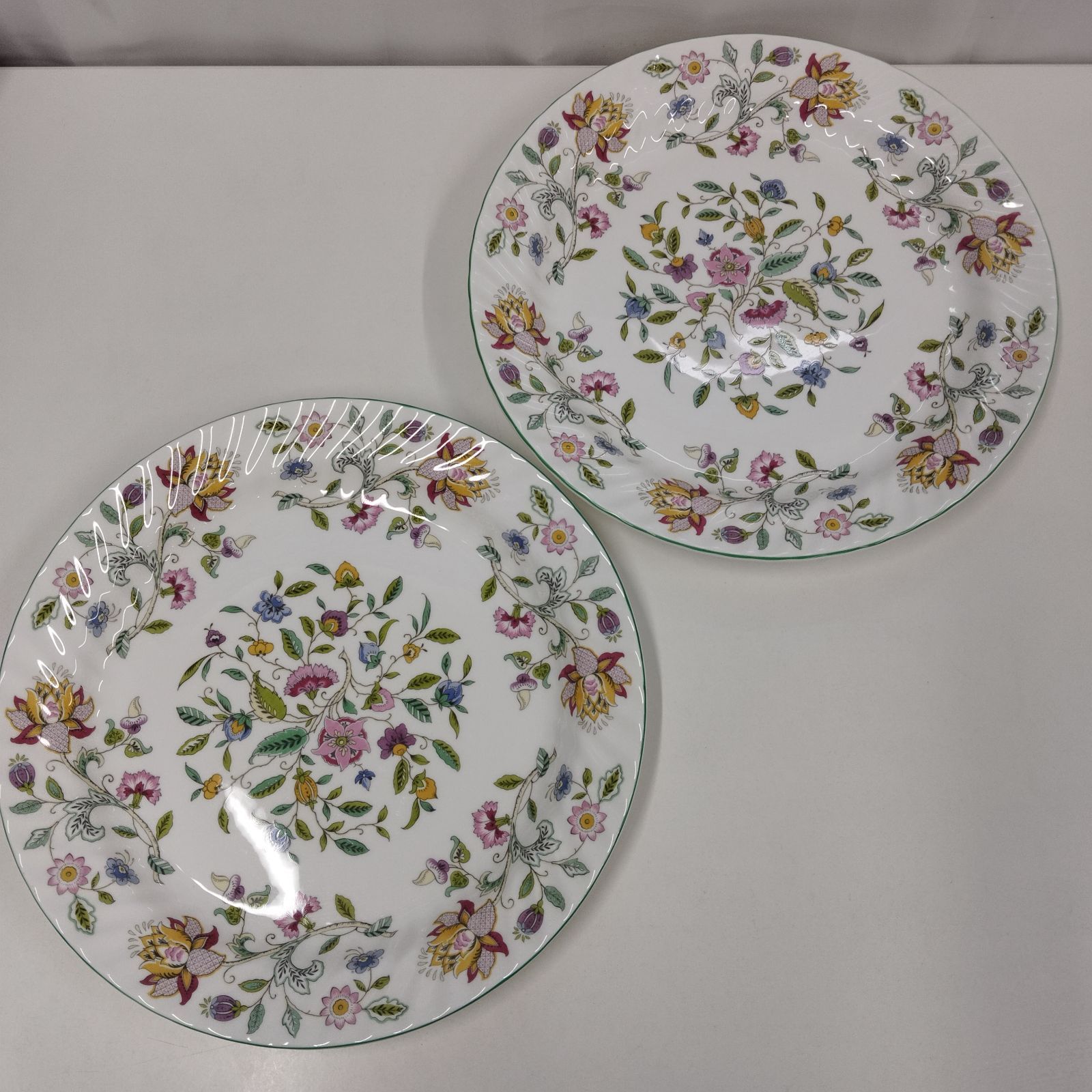 2枚セット】MINTON ミントン ハドンホール 大皿 プレート 花柄 約33cm