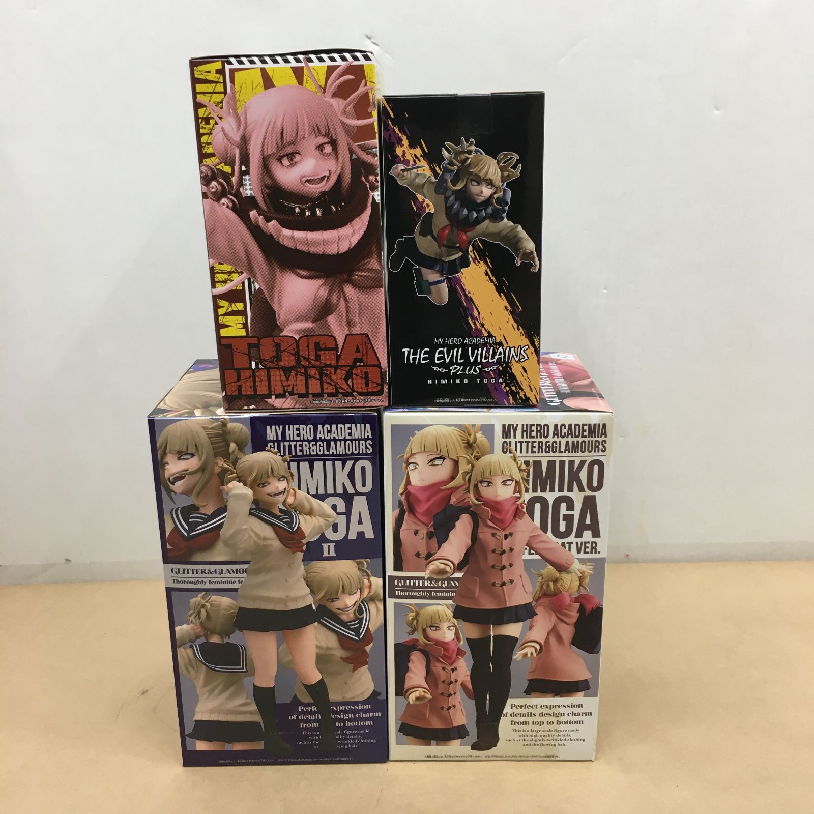 未開封 ヒロアカ トガヒミコ フィギュア 4種セット 造形Academy EVIL