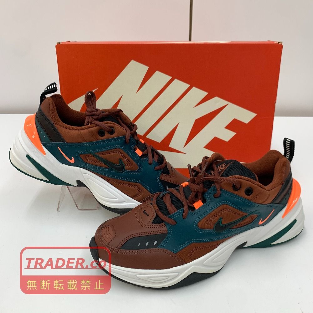 04w7360▽※【中古】Nike M2K Tekno Baroque Brown/Rain Forest AV4789