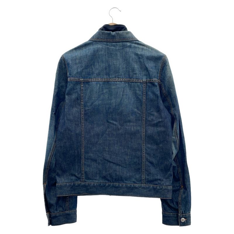 プラダ デニム トラッカージャケット インディゴ 48 PRADA ジャケット 中古】PRADA レイヤード デニムジャケット インディゴ 48 プラダ[24