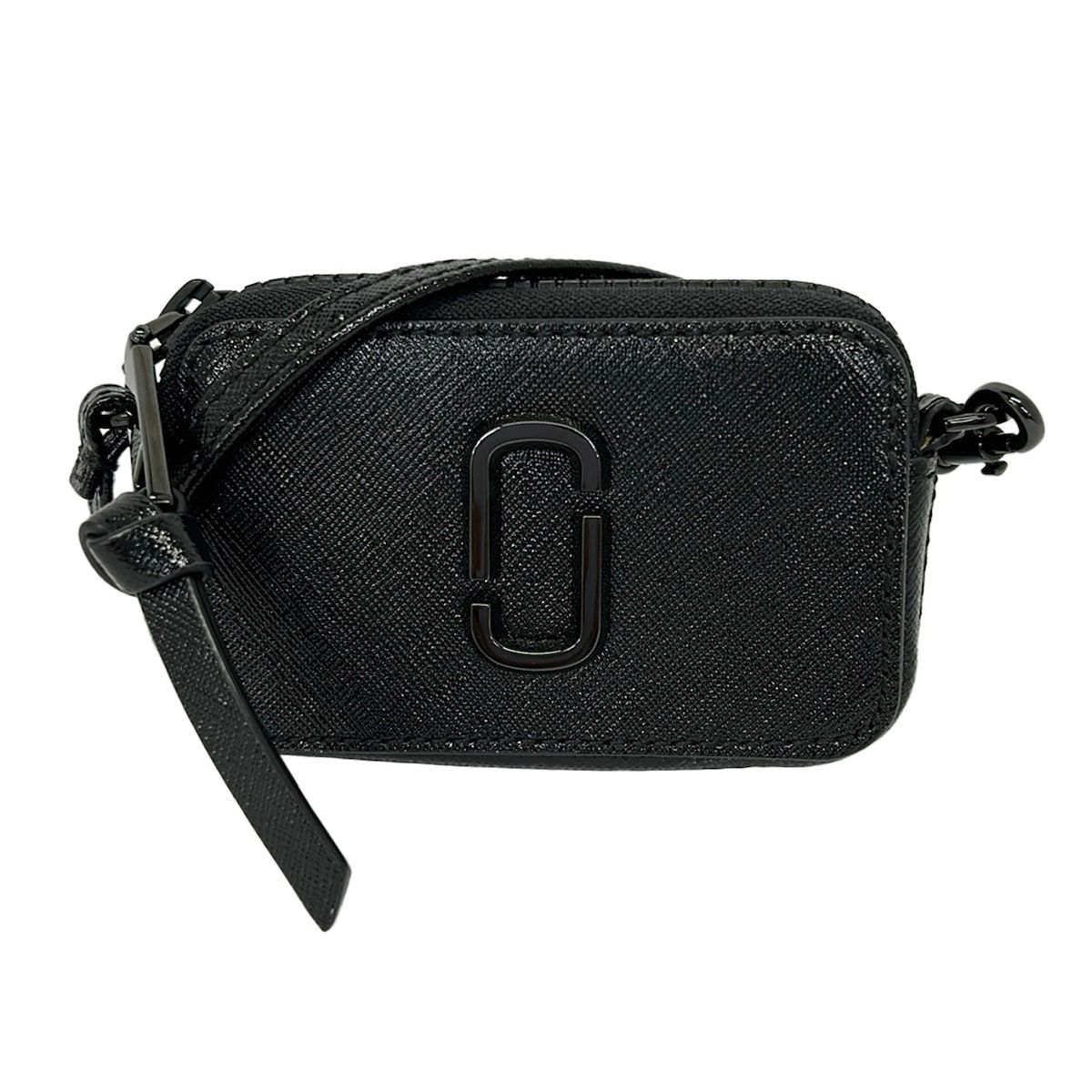 極美品✨マークジェイコブス　ショルダーバッグ　インシグニア　レザー　黒　カメラ MARC JACOBS(マークジェイコブス) ショルダーバッグ美品 ザ ショット