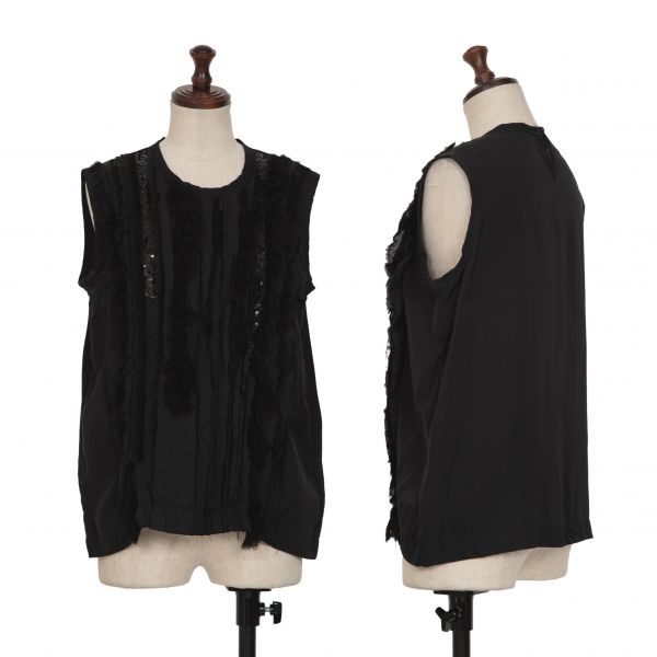トリココムデギャルソンtricot COMME des GARCONS スパンコール装飾