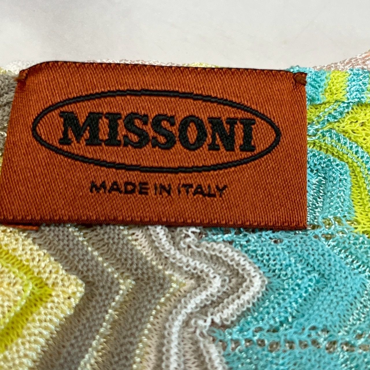 美品】ミッソーニ MISSONI シェブロン柄 ストール ショール マルチ