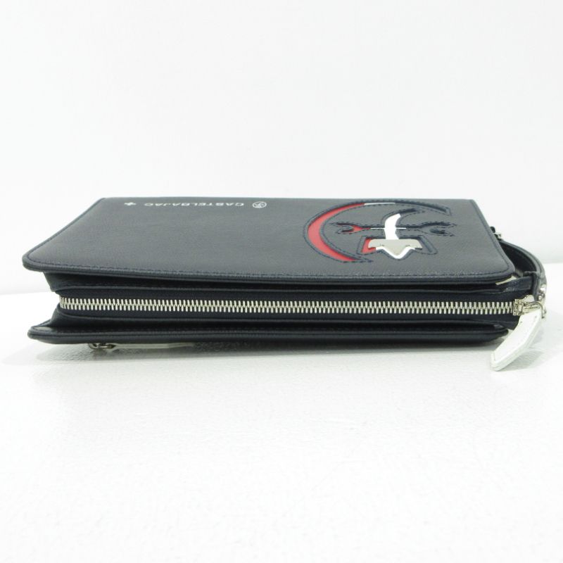 【三重本店】 中古 CASTEL BAJAC | カステルバジャック セカンドバッグ クラッチバッグ CARNET カルネ 032211 レザー 牛革 クロ（ブラック） 【121】 三重本店】 中古 CASTEL BAJAC | カステルバジャック セカンドバッグ