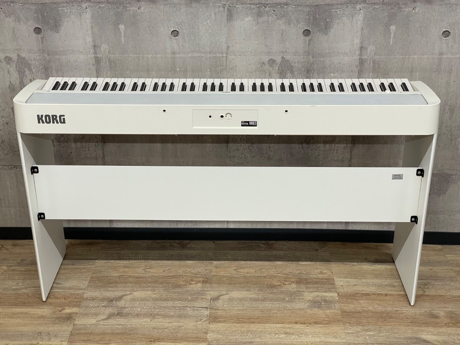 H-07039 KORG コルグ B1 2017年製 電子ピアノ 88鍵 チェア スタンド