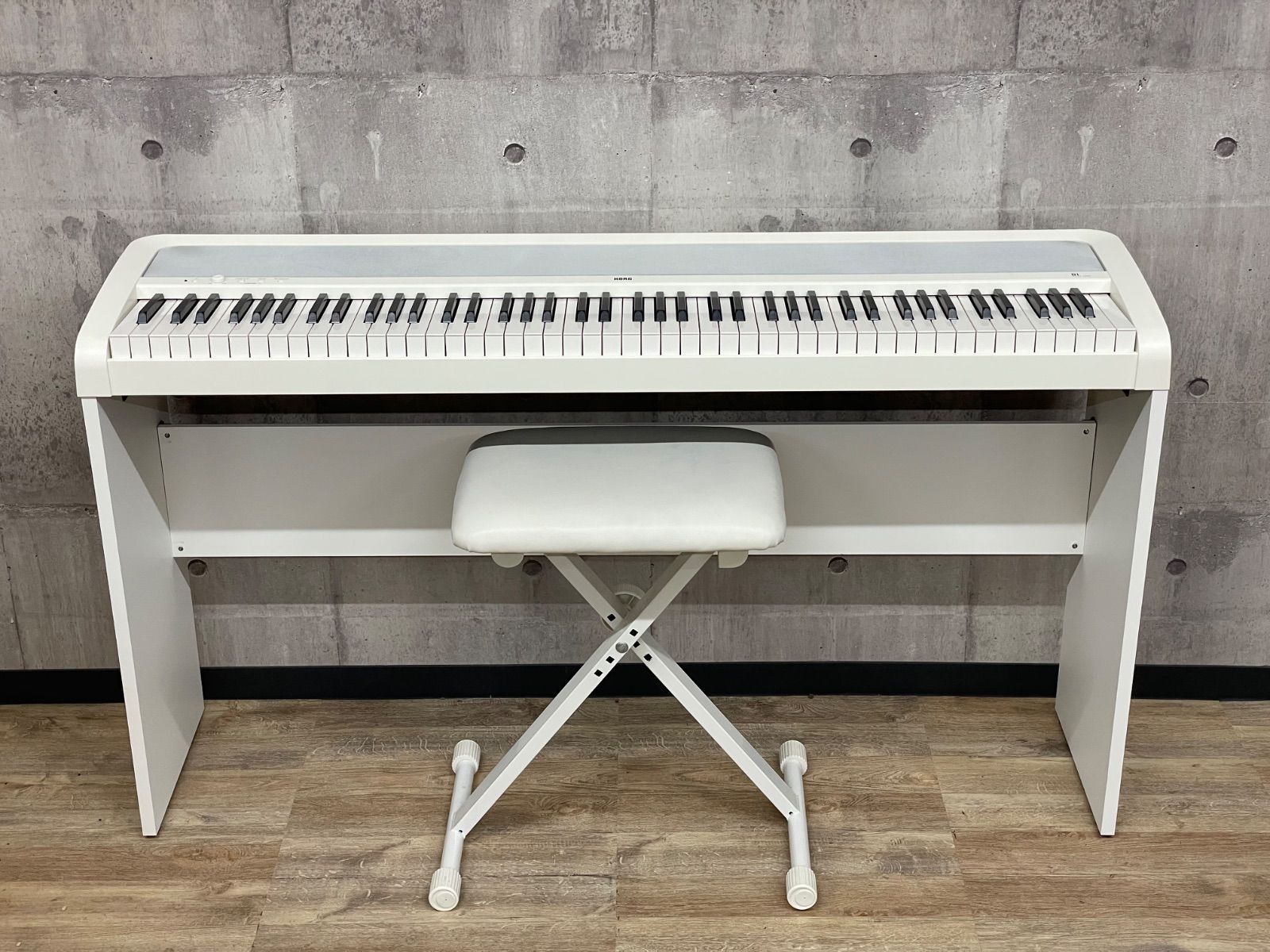 H-07039 KORG コルグ B1 2017年製 電子ピアノ 88鍵 チェア スタンド