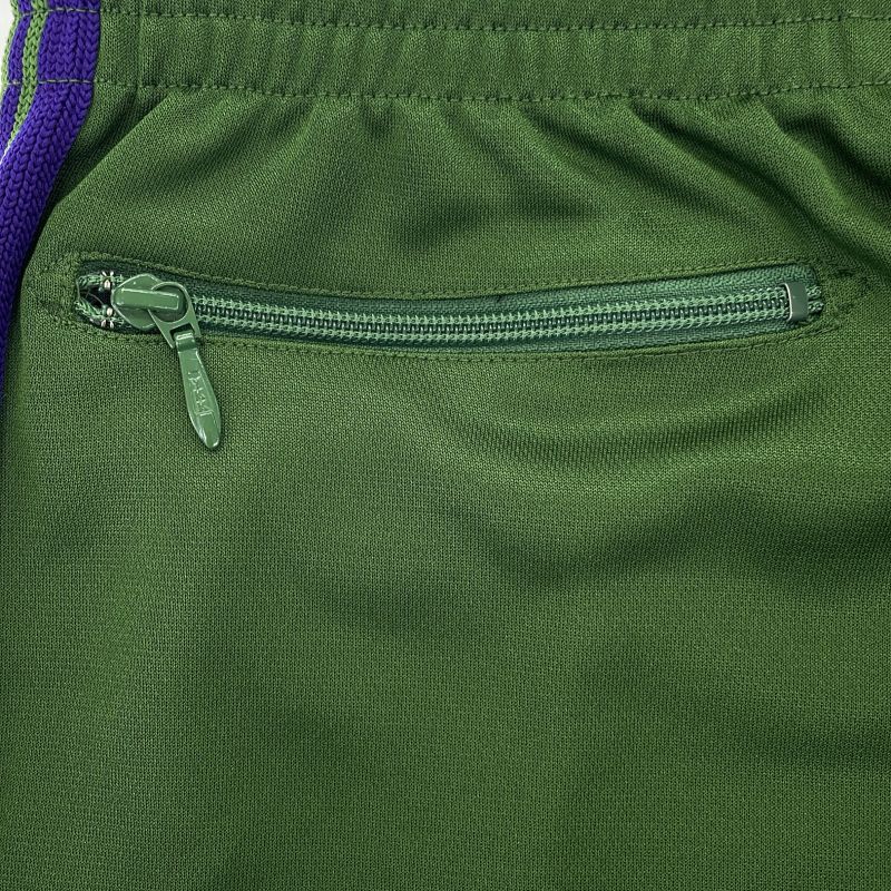 中古】NEEDLES 23AW TRAC PANT POLY SMOOTH グリーン XS ニードルズ[24