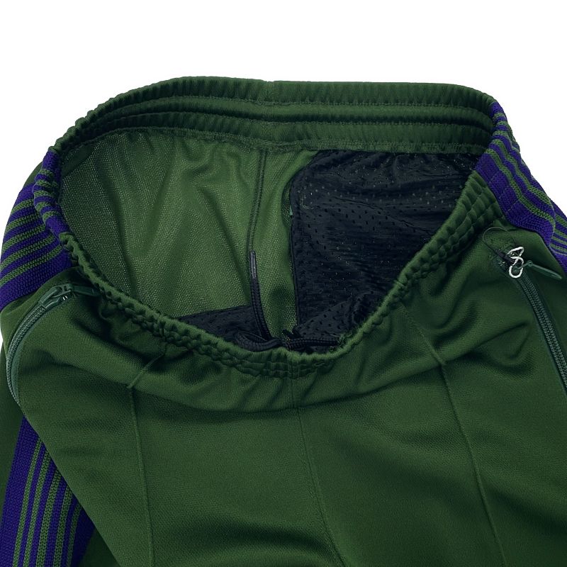 中古】NEEDLES 23AW TRAC PANT POLY SMOOTH グリーン XS ニードルズ[24