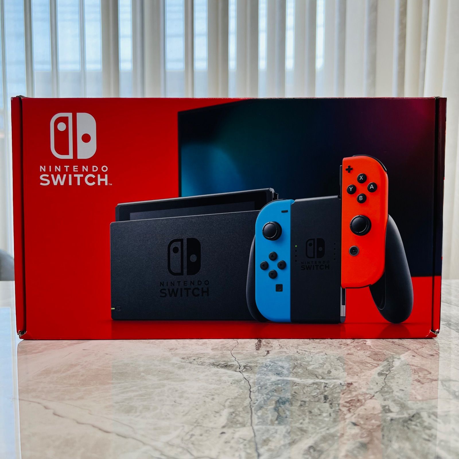 完動品】Nintendo Switch スイッチ 本体 バッテリー強化版 2022年製 箱