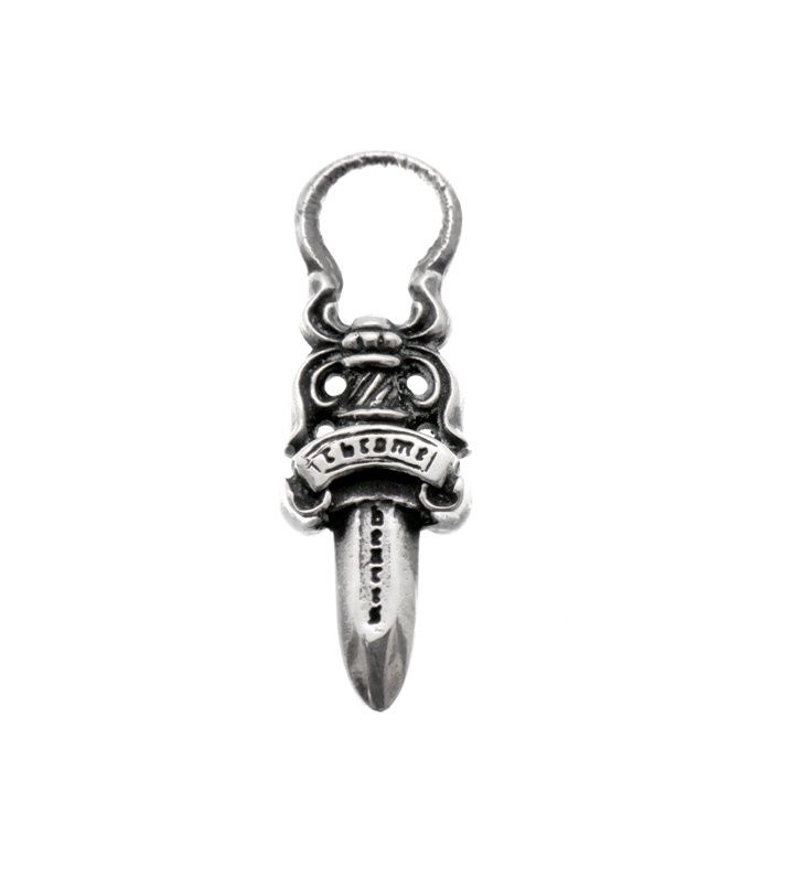 CHROME HEARTS クロムハーツ（原本有） LARGE DAGGER ラージダガー  ペンダント トップ シルバー系【中古】 クロムハーツ CHROME HEARTS 【 #5 DAGGER ZIP2 】 #5 ダガー ジップ