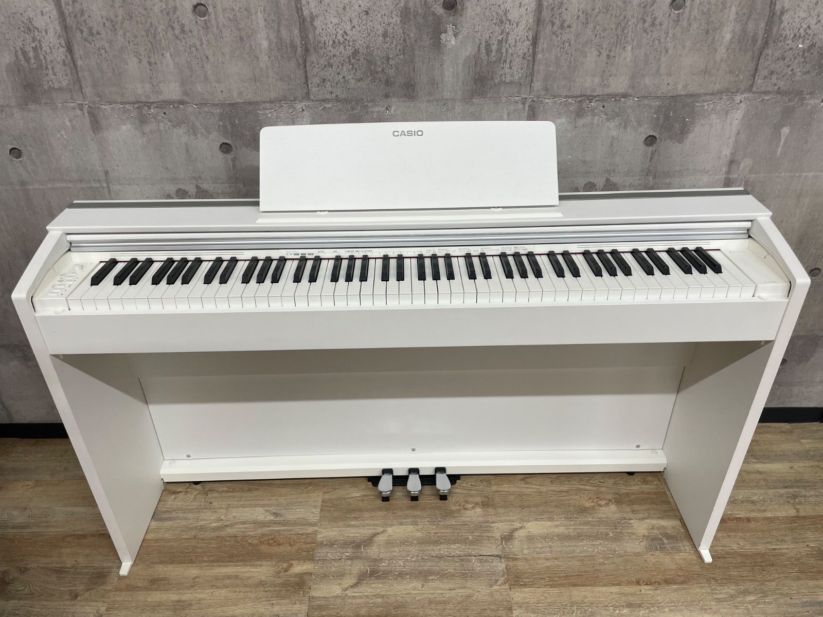 H-07041 CASIO カシオ PX-2000GP 電子ピアノ 2021年製 ホワイト チェア