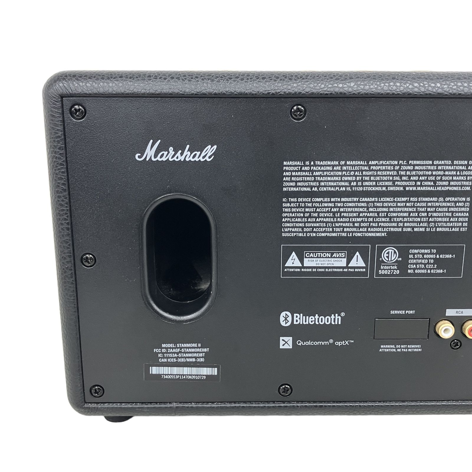 Marshall STANMORE II Bluetooth ワイヤレススピーカー RCA AUX対応