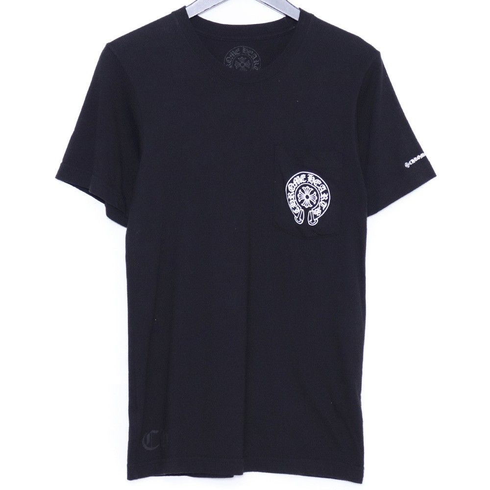 CHROME HEARTS ホースシュー ポケットTシャツ Sサイズ ブラック - メルカリ