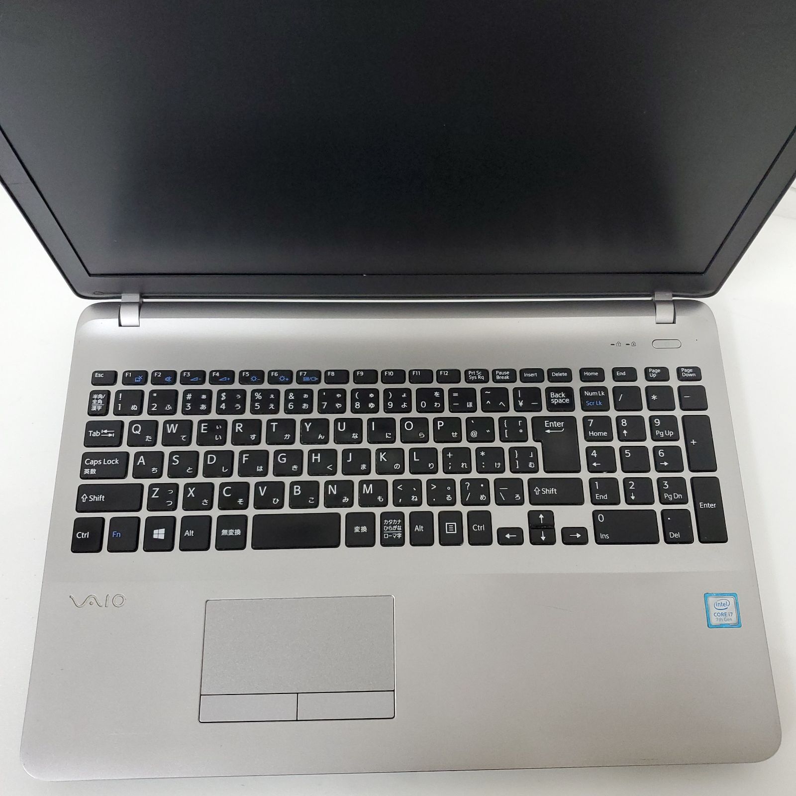 ノートPC・VAIO VJS152C11N・Intel Core i7-7700HQ（2.8GHz）・メモリ