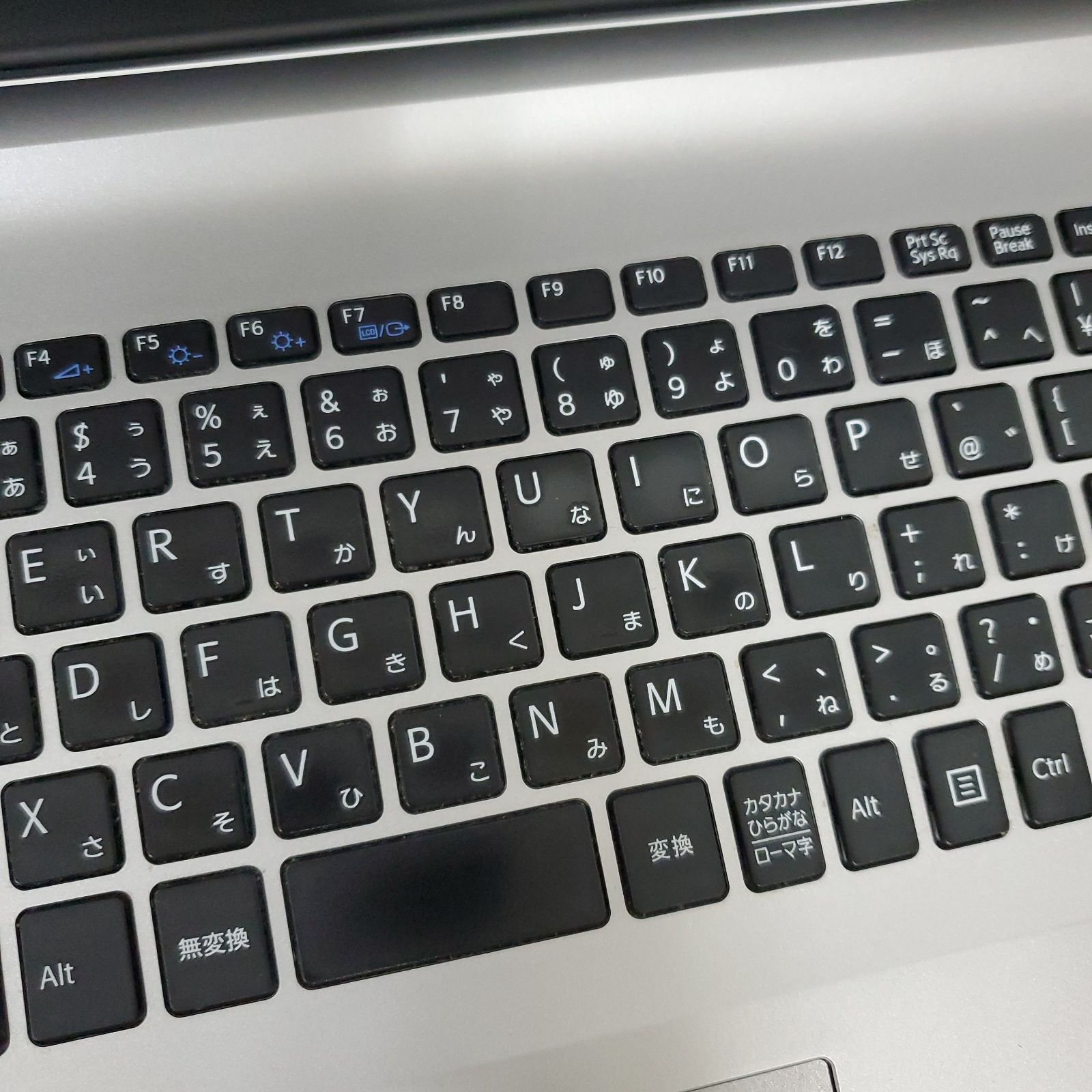 ノートPC・VAIO VJS152C11N・Intel Core i7-7700HQ（2.8GHz）・メモリ