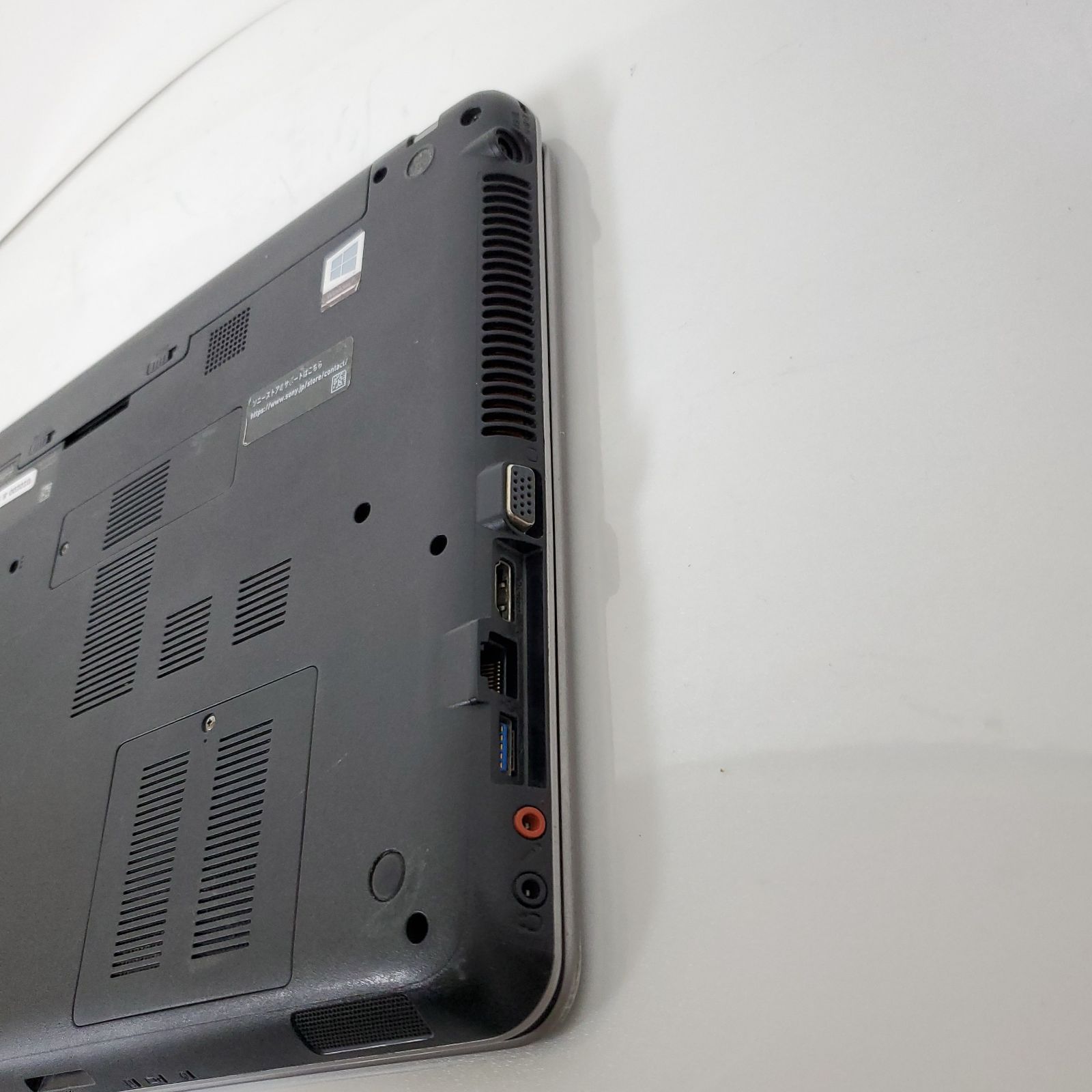 ノートPC・VAIO VJS152C11N・Intel Core i7-7700HQ（2.8GHz）・メモリ