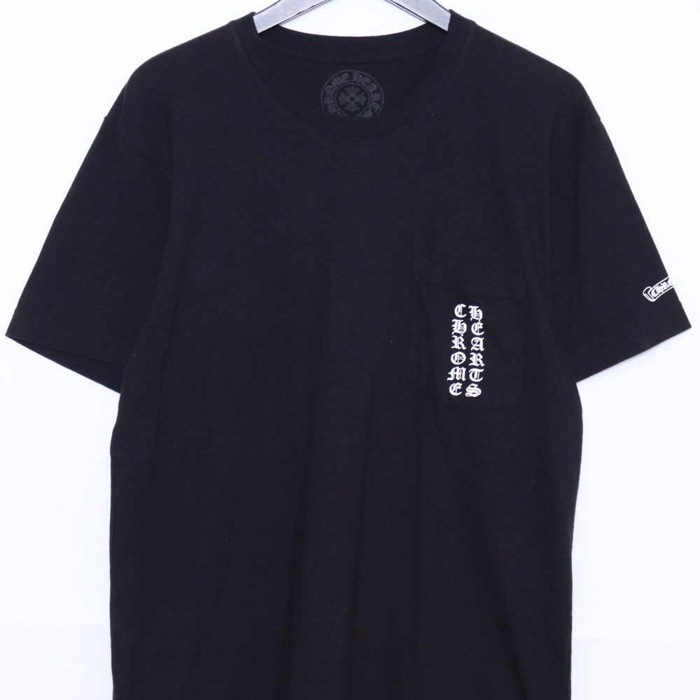 CHROME HEARTS 大阪限定 バックスクロールラベル ポケットTシャツ M