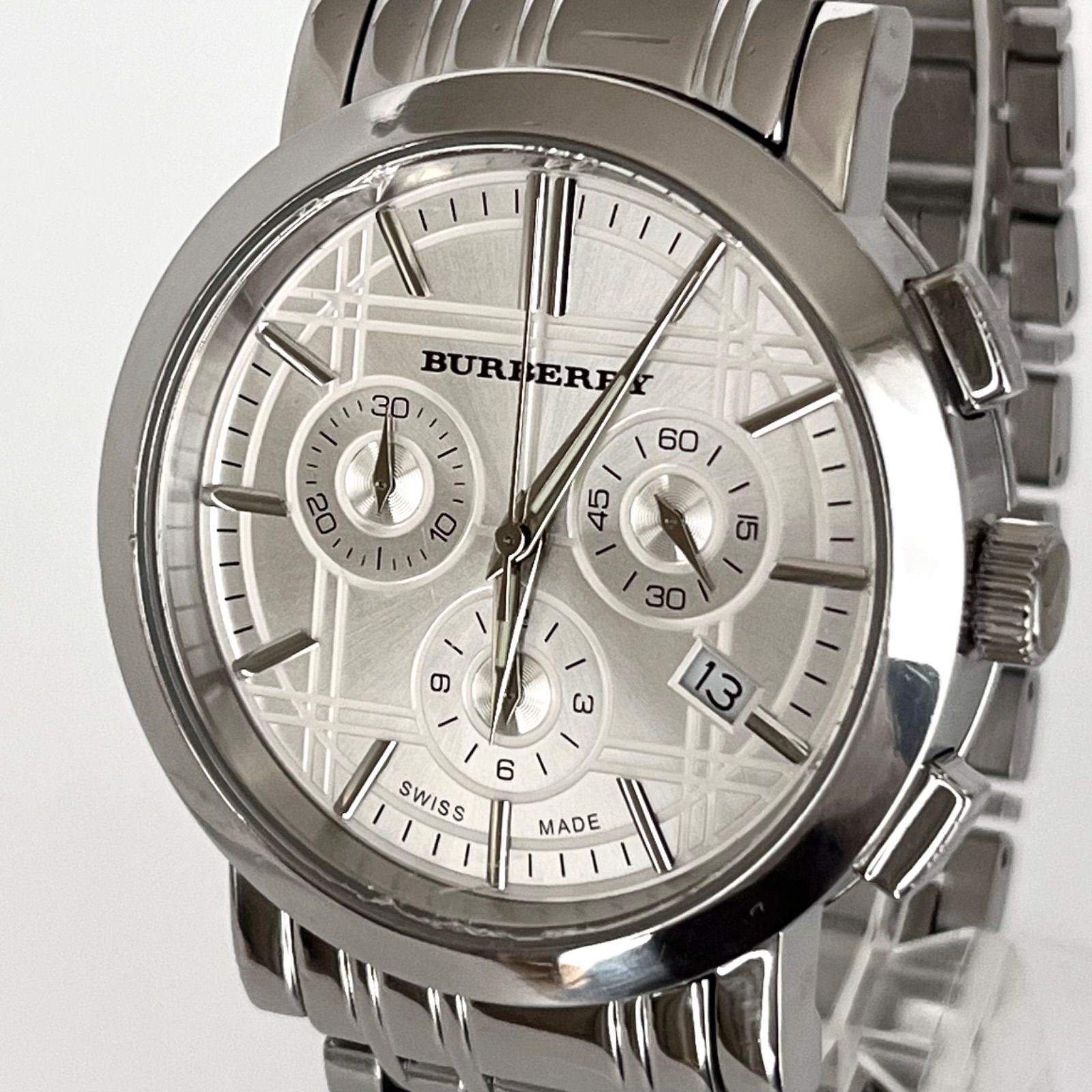 BURBERRY メンズ腕時計 シルバー BU1372 バーバリー BURBERRY Heritage 