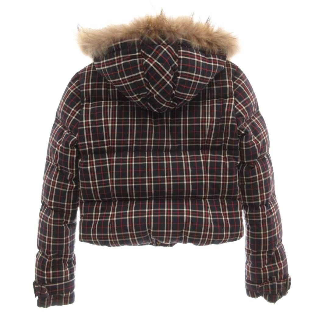 Lois CRAYON - 美品 ロイスクレヨン グレンチェック ジャケット ロイスクレヨン Lois CRAYON 美品 ダウンジャケット M 紺 ネイビー