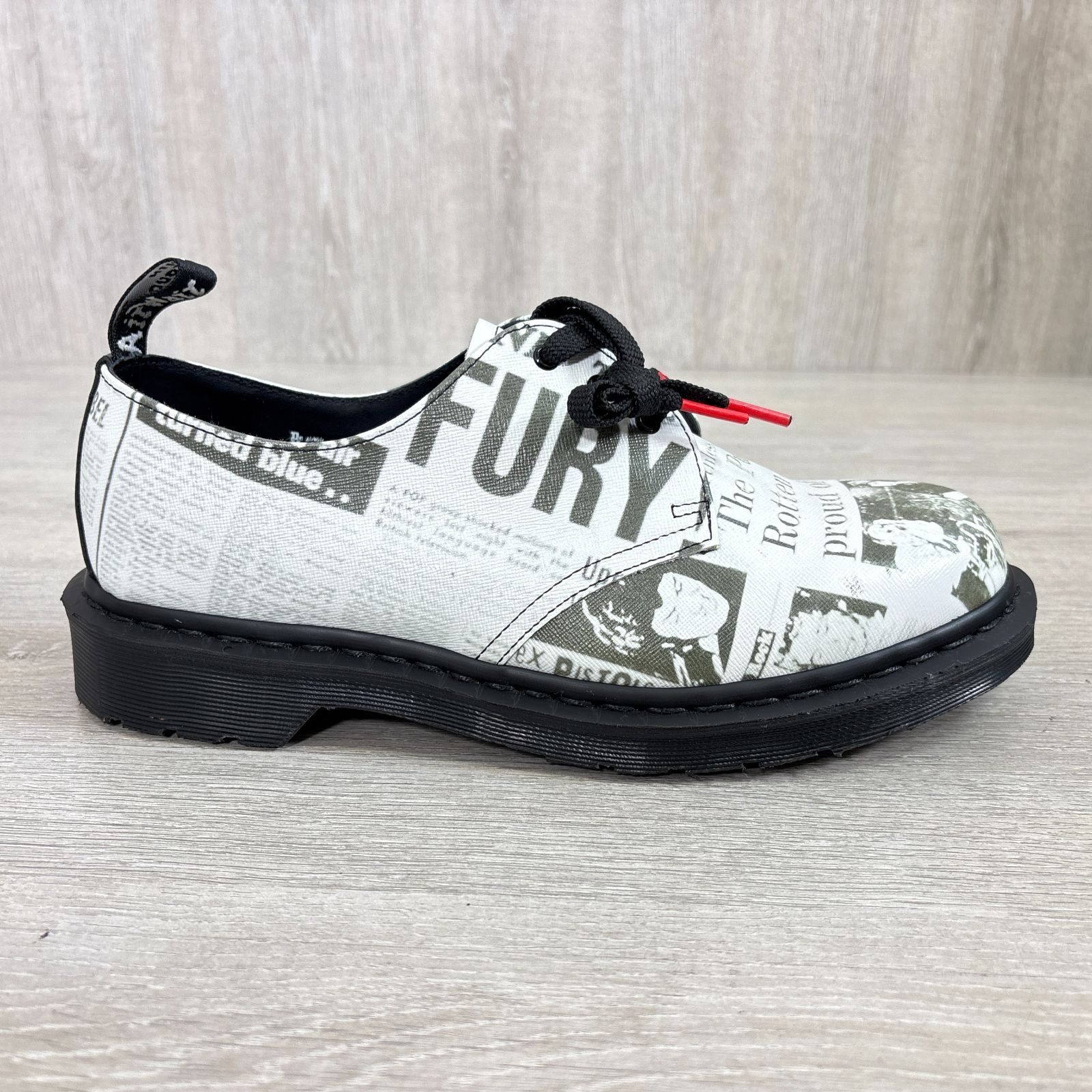 Dr.Martens × SEX PISTOLS 1461 3ホールシューズ UK9 EU43 28cm 新聞柄