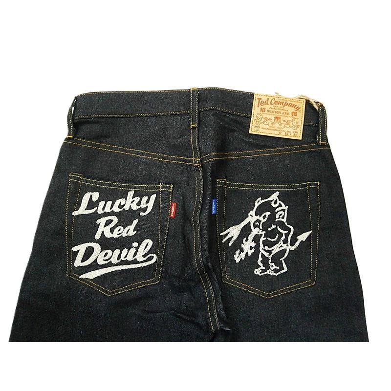 Ted Company Lucky Red Devils ストレートジーパン テッドマン Lucky