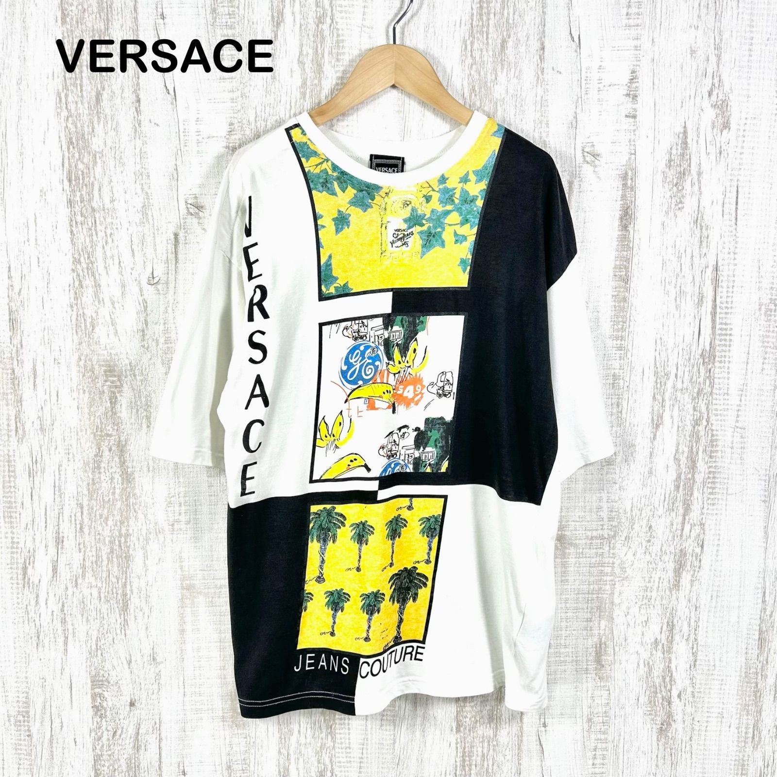 90s VERSACE ヴィンテージ ヴェルサーチジーンズクチュール ロゴアート